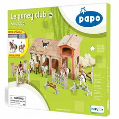 Papo Cai, mânji și ponei - Club de echitație, cu cifre