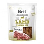 BRIT Jerky Lamb Protein Bar, recompense câini, Batoane proteice Miel, 80g, Brit