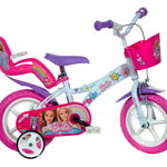 Bicicleta copii 12' - Barbie la plimbare, Dino Bikes