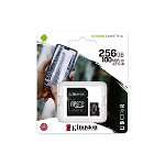 Card de Memorie MicroSD Kingston Select Plus, 256GB, Adaptor SD, Class 10, Kingston