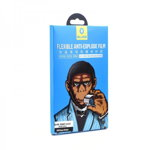 Folie Nano Full Glue Premium Mr. Monkey Full Cover Pentru Samsung S8+ Plus Negru -transparent, Mr Monkey
