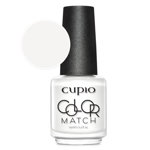 Cupio Lac de unghii Color Match - Icy White 15ml, Cupio