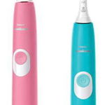 Philips 4300 Series HX6802/35 Adult Sonic Toothbrush Pink Turquoise Electric Toothbrush – Electric Toothbrush (Bateria, Built-in Battery, 110-220, Lithium-Ion (Li-Ion) Status, 2 Pieces))