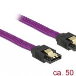 Delock SATA - SATA 0,5 m violet (83691), Delock