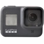 Camera Sport&Outdoor Hero 8, Display Tactil, HyperSmooth 2.0, TimeWarp 2.0, Video 4K, Control Vocal, Negru - Online package (cutie maro speciala pentru online)