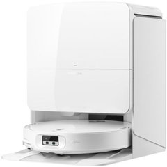 Aspirator Robot de aspirare Roborock Qrevo Edge 2 Pro QE2P02-00, 25.000 Pa, statie automata golire praf, spalare mop 100°C si uscare 55°C, respalare si recuratare inteligenta, design ultra-subtire cu LDS retractabil, recunoastere AI obstacole, pet friendly, alb