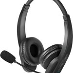 Casti On-Ear Bluetooth Stereo Headset BT0060 Negru, Logilink