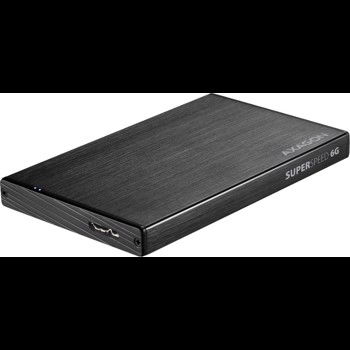 Rack extern Axagon EE25-XA6, USB 3.0, compatibil 2.5 inch SATA HDD/SSD, 6 Gbit/s, Aluminiu, Negru
