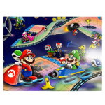 Tablou afis Mario Kart - Material produs:: Tablou canvas pe panza CU RAMA, Dimensiunea:: 80x120 cm, 