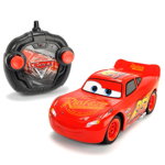 Masina Cars 3 Turbo Racer Lightning McQueen cu telecomanda, Dickie Toys