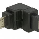 Adaptor Delock micro USB-B 2.0 in unghi jos 65668