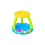 Piscina gonflabila cu acoperis pentru copii, Multicolor, 94x89x79, MCT-12735
