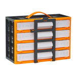 Organizator tip dulap Handy, 31 x 16.5 x 22 cm, 4 sertare, maner ascuns, Handy