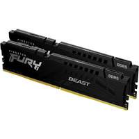 Memorie FURY Beast Black 32GB (2x16GB) DDR5 4800MHz CL38 Dual Channel Kit, Kingston