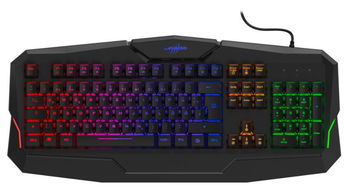 Tastatura gaming HAMA uRage Exodus 210 Illuminated, Layout US, USB, negru