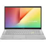 Laptop ASUS VivoBook S15 S533EA cu procesor Intel® Core™ i5-1135G7 pana la 4.20 GHz, 15.6", Full HD, 8GB, 512GB SSD, Intel Iris Xᵉ Graphics, Free DOS, Gaia Green