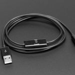 Cablu USB Micro B cu intrerupator pentru semnalul de date, Adafruit