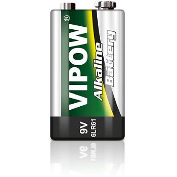 Baterie Alcalina Vipow 9V 6LR61 bat0062