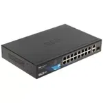SWITCH POE BCS-B-SP1602G-1SFP CU 16 PORTURI SFP BCS BASIC, BCS BASIC
