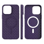 Carcasa Woven MagSafe compatibila cu iPhone 14 Pro Purple, OEM