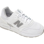 Pantofi sport NEW BALANCE albi, MS997, din material textil