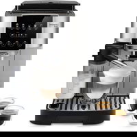 Espressor automat De’Longhi Magnifica Start ECAM 220.80.SB 0132217144, 1450 W, 6 tipuri de bauturi, 15 bari,tehnologie LatteCrema, Negru argintiu