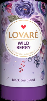 Ceai negru Lovare Wild Berry, amestec, 80 g
