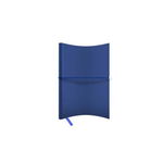 Agenda Castelli, Notes Nedatat A5 Coperta Flexibila Bleumarin Mat, Elastic Rotund Orizontal Bleumarin, Interior Ivory Dictando, Semn Carte Bleumarin