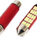 AMiO 01634 Led Canbus 12SMD 4014 Festoon 41mm Alb 12V/24V