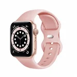 Curea Ceas Apple Watch 1   2   3   4   5   6   7   SE (42 mm   44 mm   45 mm) Roz W031