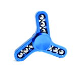 Jucarie Smart Antistres Fidget Spinner 9 Ball Metallic Blue, Smart Protection