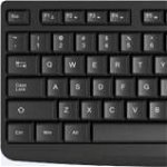 Tastatură Activejet K-3803SW fără fir neagră SUA (K-3803SW), Activejet