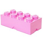 Cutie Depozitare Lego 2 x 4 Roz Deschis