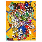 Tablou afis Sonic Ariciul - Material produs:: Poster pe hartie FARA RAMA, Dimensiunea:: 60x80 cm, 