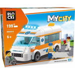 Blocki - Joc de constructie My City Ambulanta 199 piese
