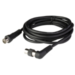 TV EXTENSION CORD 9.5mm\n2m THERMOPLASTIC BLACK, Scame