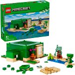 Jucarie 21254 Minecraft The Turtle Beach House, construction toy, LEGO