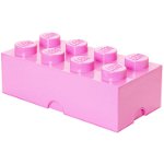LEGO® Cutie depozitare LEGO 2x4 roz deschis (40041738), LEGO®