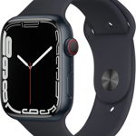 Apple Watch Series 7 45mm, MKJP3WB/A, Cellular, Sport Band, midnight