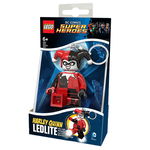 Breloc cu lanterna lego dc super heroes harley quinn , Lego