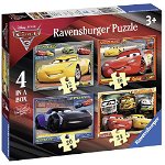 Puzzle 4 in 1 - Cars 3, 72 piese
