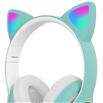 Casti wireless pliabile, Urechi de pisica VZV-23M NEGRE, GAVE
