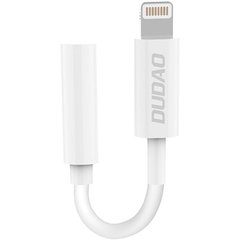Cablu de date L16i, Lightning tata la Jack 3.5 mama, Alb, Dudao