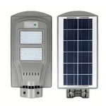 Corp LED Stradal cu Panou Solar Integrat si senzor, 60 W, cu telecomanda, 6400k, IP65, Delight
