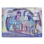 Hasbro - Set figurine Unicorn sparcle , My Little Pony , 5 piese, Multicolor