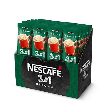 Cafea 3 in 1 Nescafe Strong 15 g x 24 pliculete