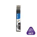 Bax 12 seturi de 3 rezerve roller Frixion Point Pilot 0.5 mm varf fin Rezerva Roller Frixion Point Neagra 3/Set 12/Bax, Pilot