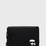 Karl Lagerfeld husa laptop culoarea negru, Karl Lagerfeld