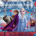 Puzzle Ravensburger - Printese si unicorn, 2 in 1, 2x12 piese