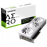 Placa Video GeForce RTX 4070 Ti Super AeroOC 16G GDDR6X 16 GB 256Bit Alb, Gigabyte